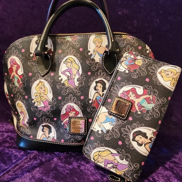 Disney Dooney and Bourke Runway Princess Satchel - Picture 2 of 9